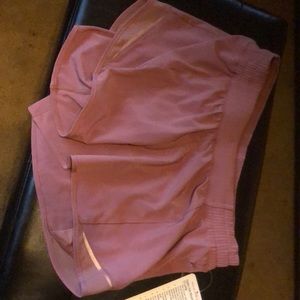 Pink hotly hot short lululemon shirts